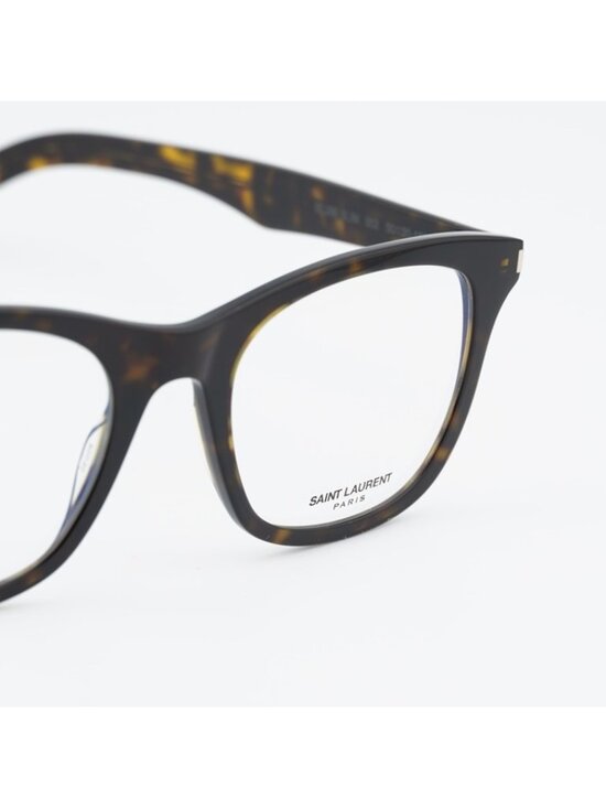 Saint Laurent SL286 SLIM 002 Eyeglasses Havana 50mm Square Frame main image 11